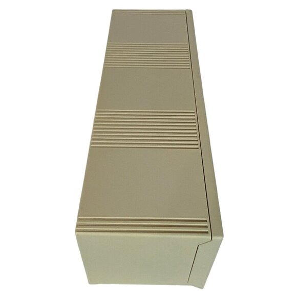 Vintage 1999 Case Logic 30 CD Storage Cabinet Rack Holder W Door Almond Plastic - Picture 7 of 7